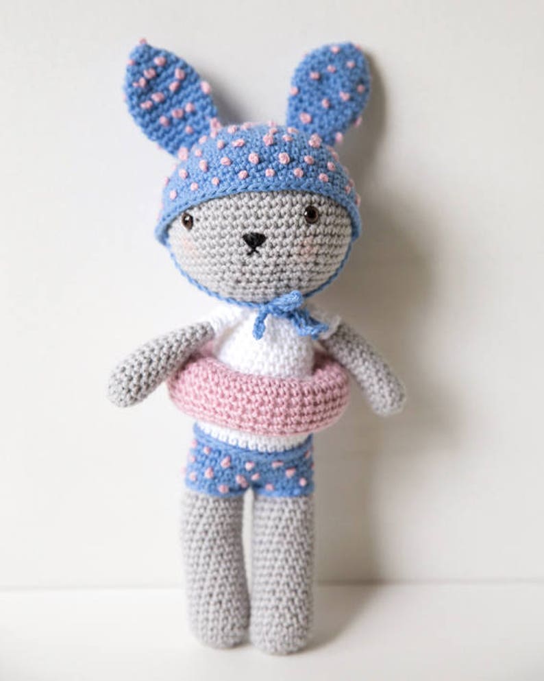 Crochet Amigurumi Bunny Pattern, Amigurumi Pattern Bunny Crochet Pattern, Bunny Amigurumi Pattern, Amigurumi Animal Crochet Pattern PDF image 4