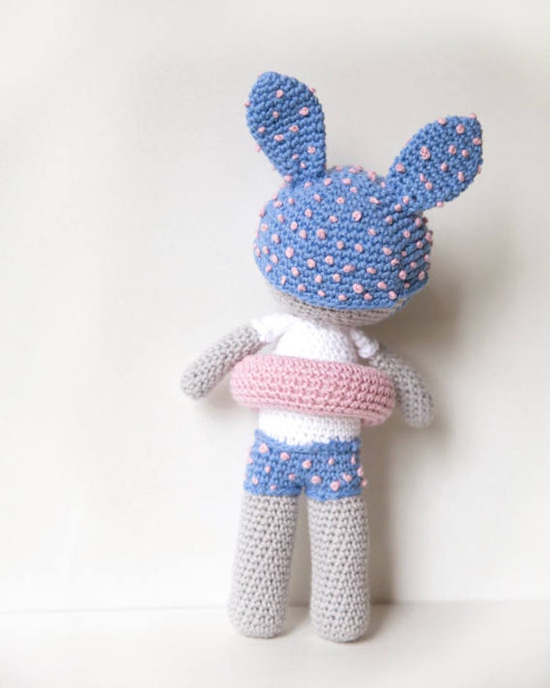 Crochet Amigurumi Bunny Pattern, Amigurumi Pattern Bunny Crochet Pattern, Bunny Amigurumi Pattern, Amigurumi Animal Crochet Pattern PDF image 3