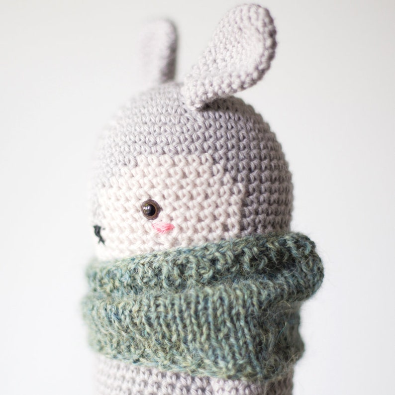 Crochet pattern Bunny Amigurumi, Digital PDF crochet pattern, Amigurumi pattern Bunny, crochet tutorial Bunny,Stuffed Animal crochet pattern image 3