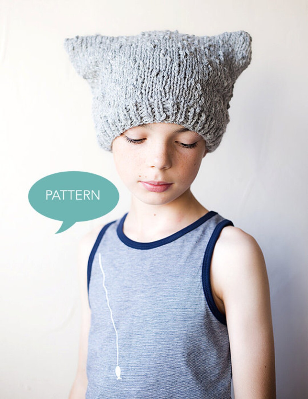 Pattern Cat Hat Knitting Pattern Cat Hat Cat Knitwear PDF Etsy