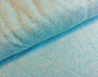 Knit fabric cotton Marvin Turquoise