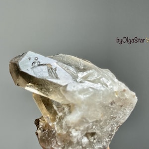A Little Paradise Of Its Own | Crystal Clear Smoky Smokey Quartz Stone Point Cluster For Crystal Lovers Admirers Magic Spells | Special HOME