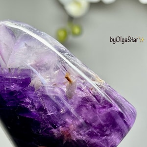 MESSAGES from Angelic Realms | Rainbow Fluorite Crystal Gem Stone Decor | Metaphysical Rock For Empaths Highly Sensitive People Indigo Gift