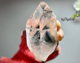 Access To Your Soul CODE | EXCEPTIONALLY RARE Lemurian Quartz Crystal Fully Encapsulating Pyramid Phantom Crystal | In Search Soul's Calling