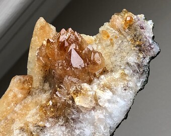 Citrine Cluster RARE Vibrant Incredible Luster Inclusions Perfect for Meditation Metaphysical Work | Attracts Wealth Prosperity and Success