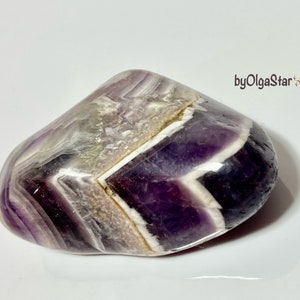 High Quality Chevron Amethyst Powerful Sacred Geometry Vibes Wonderfully Spiritual Stone Intuition Crystals Grid Work Energy Amplifier image 9