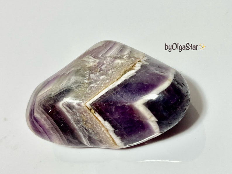 High Quality Chevron Amethyst Powerful Sacred Geometry Vibes Wonderfully Spiritual Stone Intuition Crystals Grid Work Energy Amplifier image 9