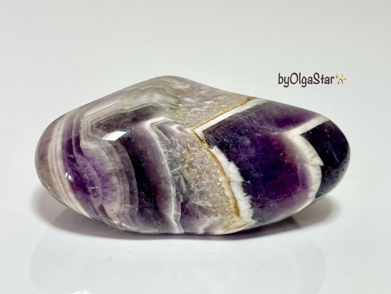 High Quality Chevron Amethyst Powerful Sacred Geometry Vibes Wonderfully Spiritual Stone Intuition Crystals Grid Work Energy Amplifier image 10