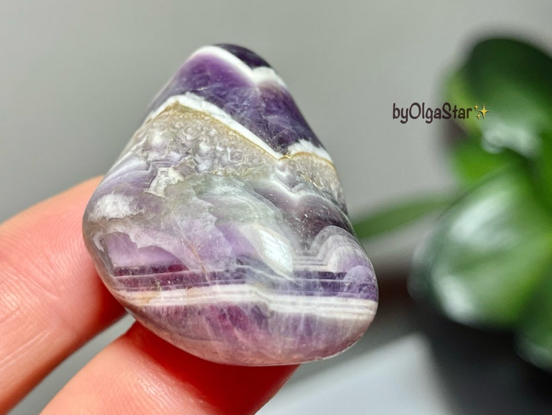 High Quality Chevron Amethyst Powerful Sacred Geometry Vibes Wonderfully Spiritual Stone Intuition Crystals Grid Work Energy Amplifier image 5