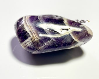 Third Eye Crown Chakra Stone Chevron Amethyst Crystal | Powerful Sacred Geometry Vibes Wonderfully Spiritual Stone | Intuition Crystals Grid