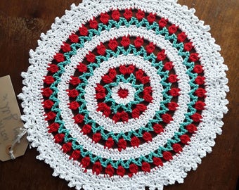 Spring is Here Tulip Inspired Lace Doily