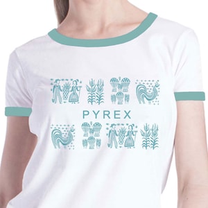 Digitaler Download Pyrex Muster Grafik für T-Shirt Transfer Design oder Grafik Kunstwerk Clip Art. Das perfekte Geschenk für den Pyrex Liebhaber!