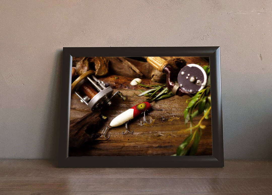 Fishing Lure Wall Art Fishing Lure Vintage Lure Antique Etsy