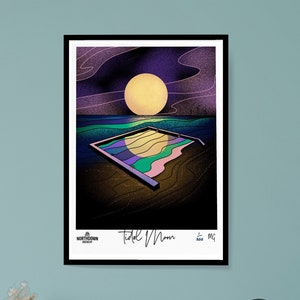 Limited Edition Signed A3 Giclée Print - "Tidal Moon"