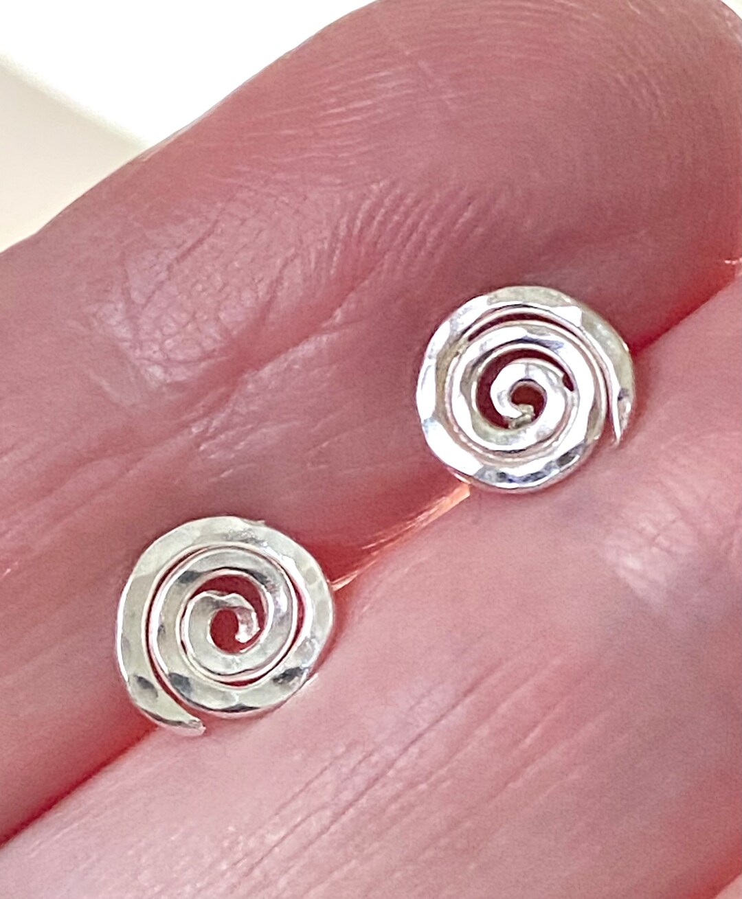 Meadowlark Spiral Studs - Sterling Silver main image 0