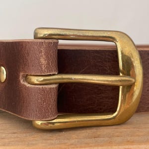 Antique Brown Leather Belt for Trousers | Gifts For Him | Gift for Her | Anniversary Gift | Wedding Gift | Custom Belt Leather