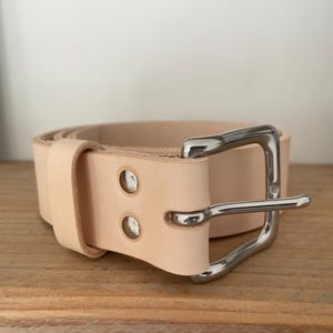 Handmade Leather Belt for Trousers | Gifts For Him | Gift for Her | Anniversary Gift | Wedding Gift | Custom Belt Natural Leather