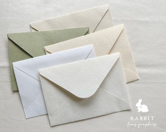 10 x Invitation Envelope | Textured Paper | 131x187mm