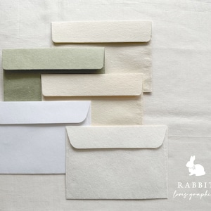 10 x C6 Envelope | Textured Paper | 113x162mm