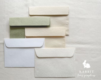 10 x C6 Envelope | Textured Paper | 113x162mm
