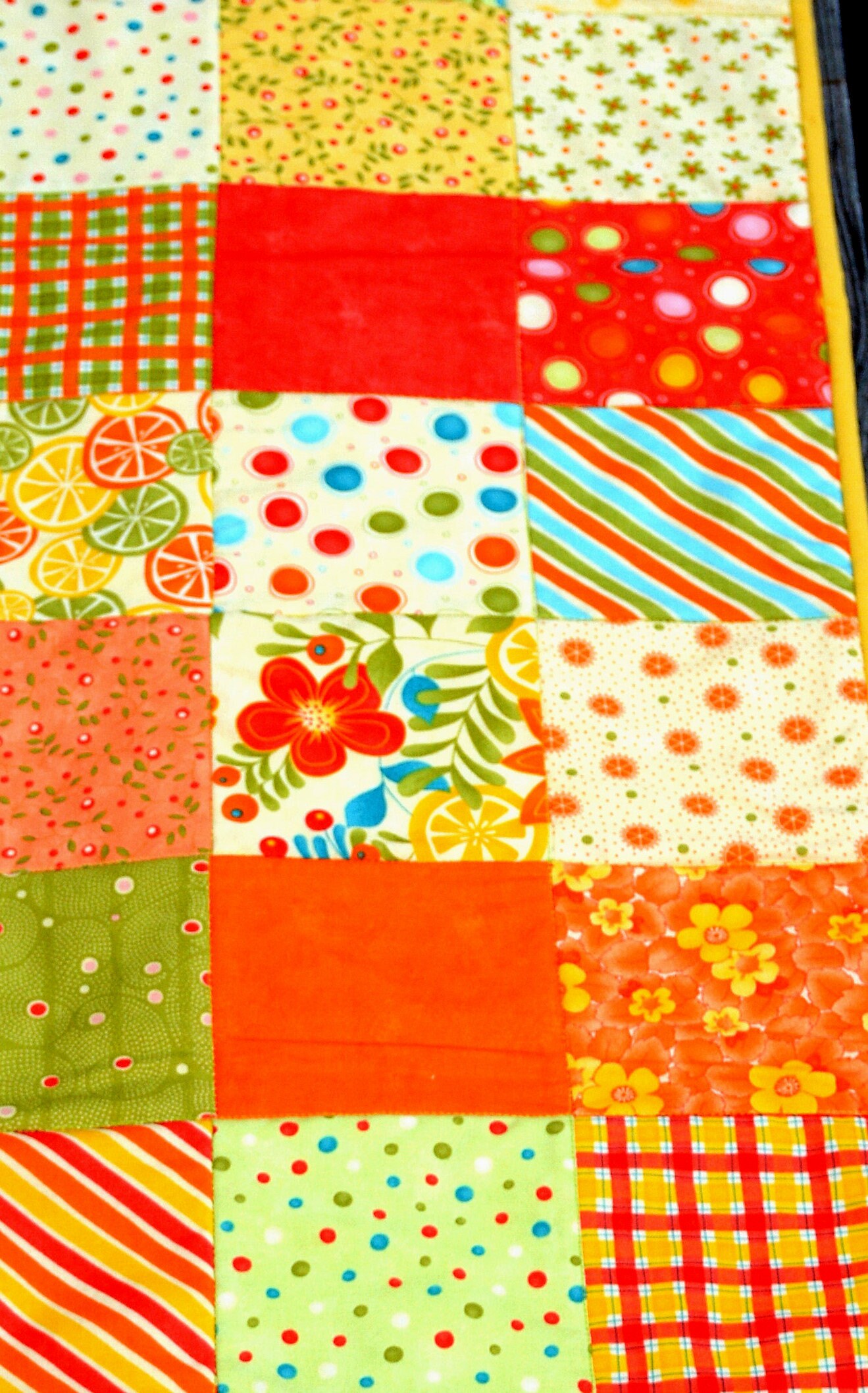 Summer Table Runner Picnic Table Runner Quilted Table Etsy