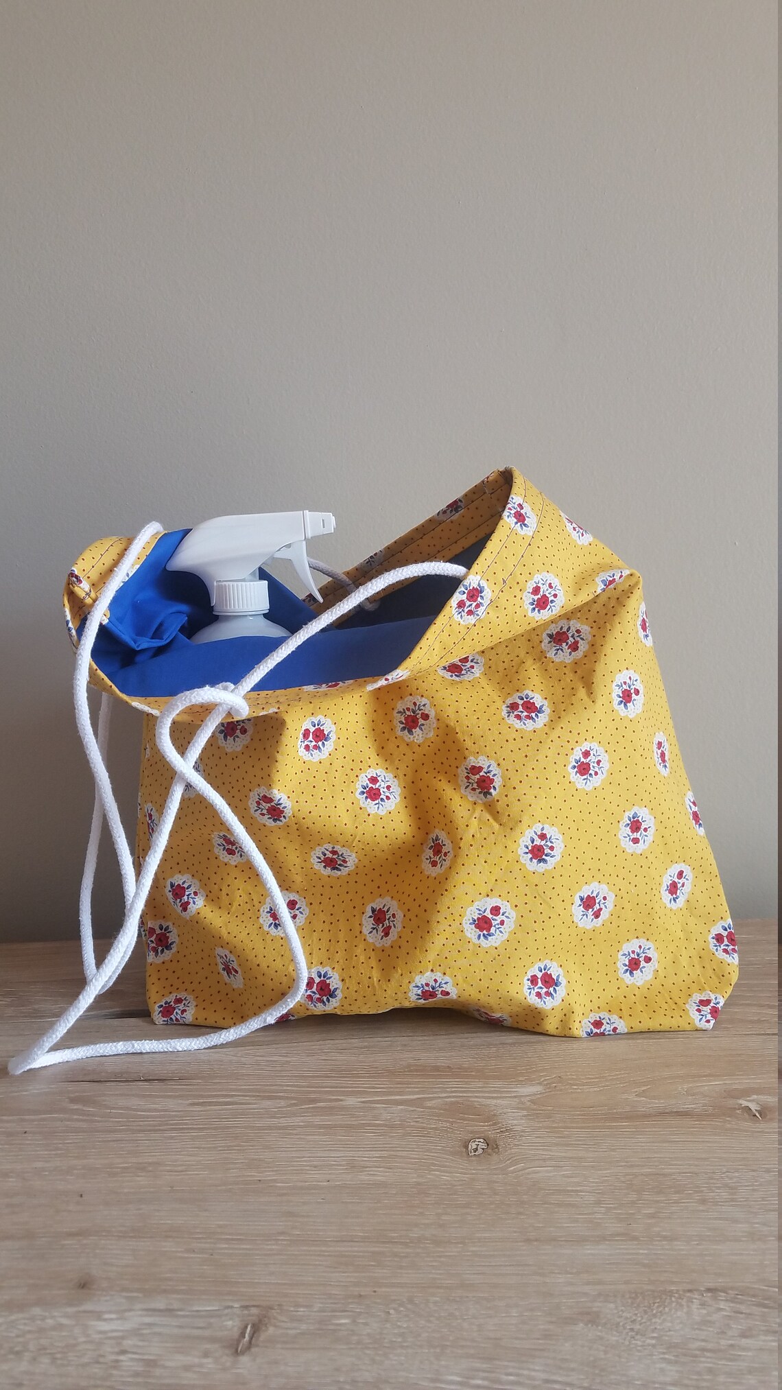 Handmade Tote Bag Vintage Fabric Etsy Sweden