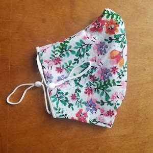 Face Mask, Fabric Mask, Non Medical Mask, 100% Cotton, Reusable Mask, Washable Facemask