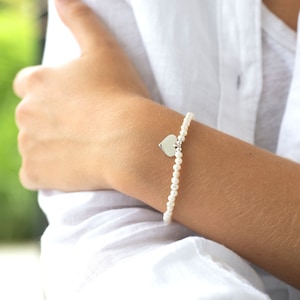 Pearl Bracelet, freshwater Pearl Bracelet, Bridesmaid Bracelet, Pearl Stacking bracelet