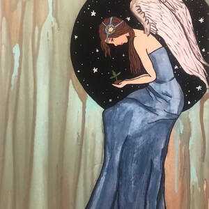 Goddess of creation art print