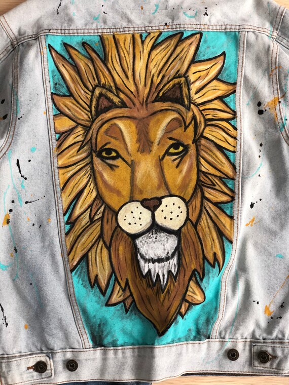 ★THE MUSEUM VISITOR★ HAND PAINTED DENIM JACKET BROWN 10117 MUSINSA | THE MUSEUM VISITOR HAND PAINTED DENIM JACKET - BROWN