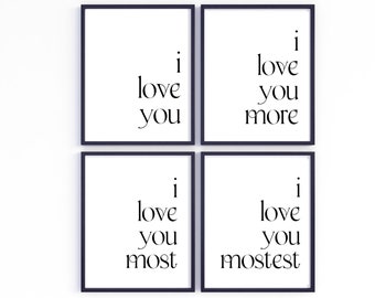 I Love You Mostest Etsy