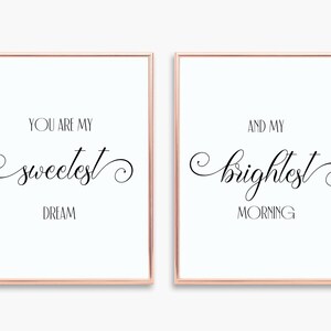 You Are My Sweetest Dream, Nursery Wall Art Printable, Over Crib Wall Decor, Gender Neutral Nursery Decor, Newborn Baby Room Decoration