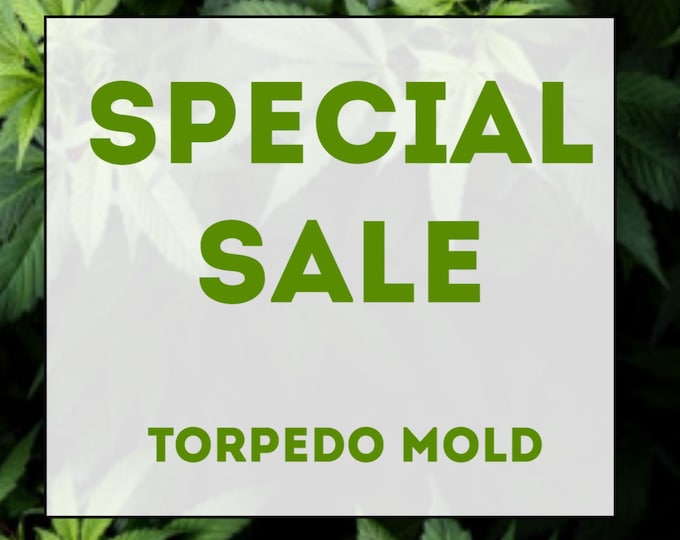 Special - 2-Slot 5in Torpedo Shape Cannagar Mold Kit