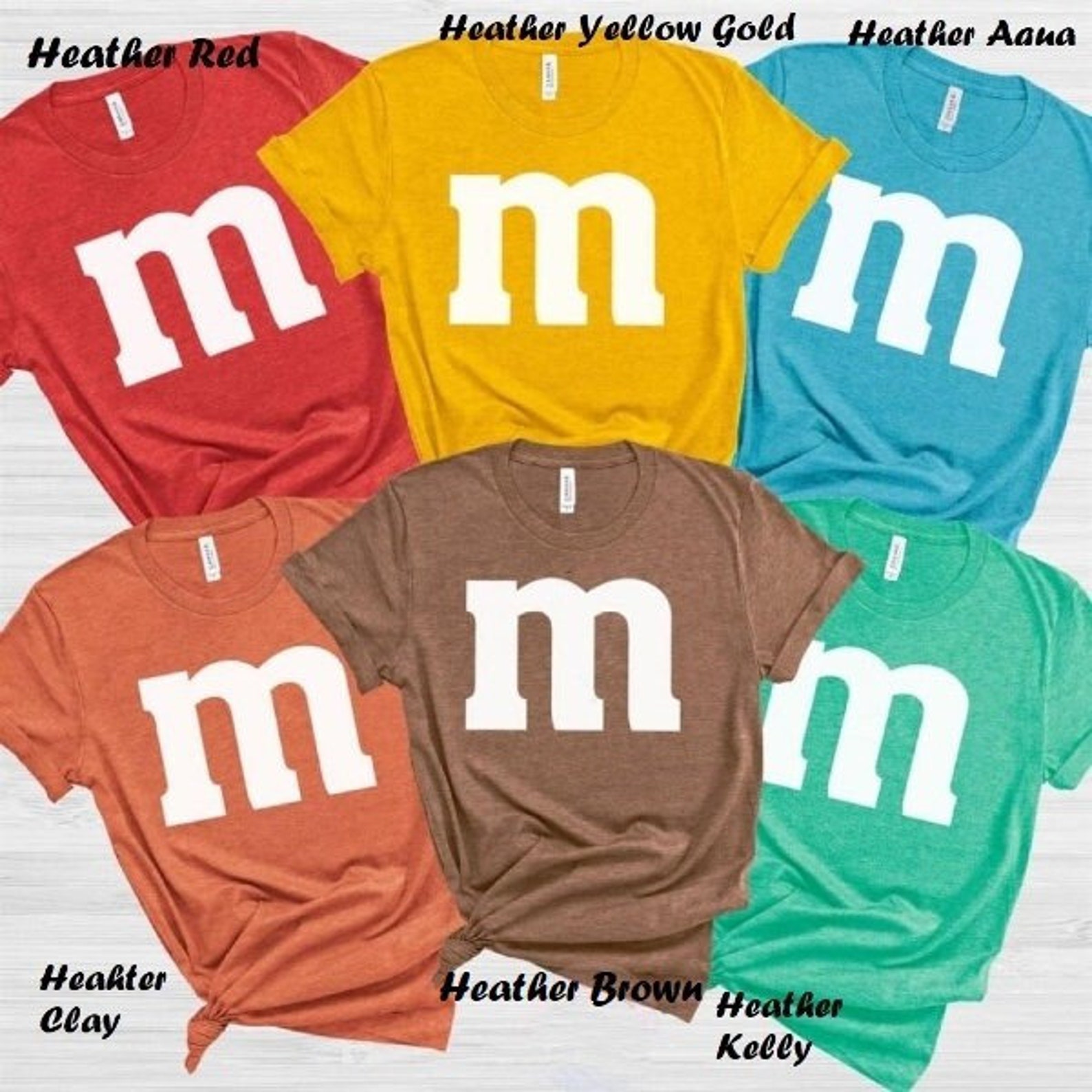 m&m shirt decal