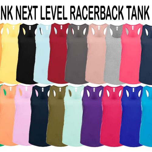 Blank Next Level Ideal Racerback Tank 
