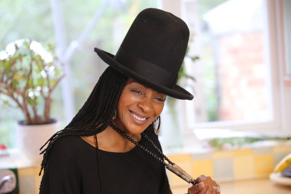 Erykah Badu Hat , Hat , Top Hat , Stylish Hat , Own It , Black Hat , Urban  Hat , Accessories, Unisex Hats , Qcc X 