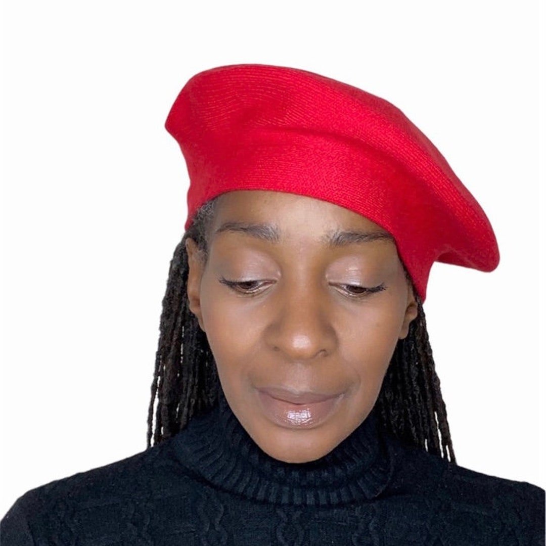 Wool Beret , Red Hat , Tam, Womens Hats , Accessories, Slouchy Hats
