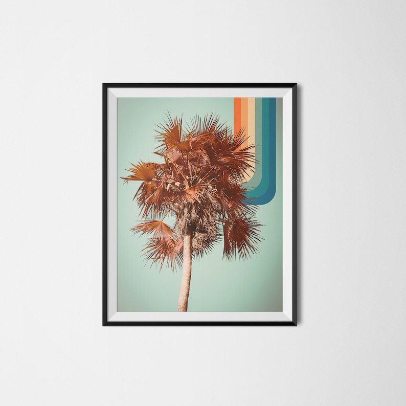 Set of 3 Retro Poster Collection Vintage Retro Palm Tree - Etsy