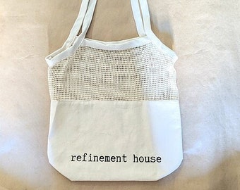 Refinement House Tote | Refinement House | Eco Friendly Home Goods, Sustainable, Zero Waste, Plastic Free