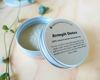 Armpit Detox | Refinement House | Eco Friendly Home Goods, Sustainable, Zero Waste, Plastic Free