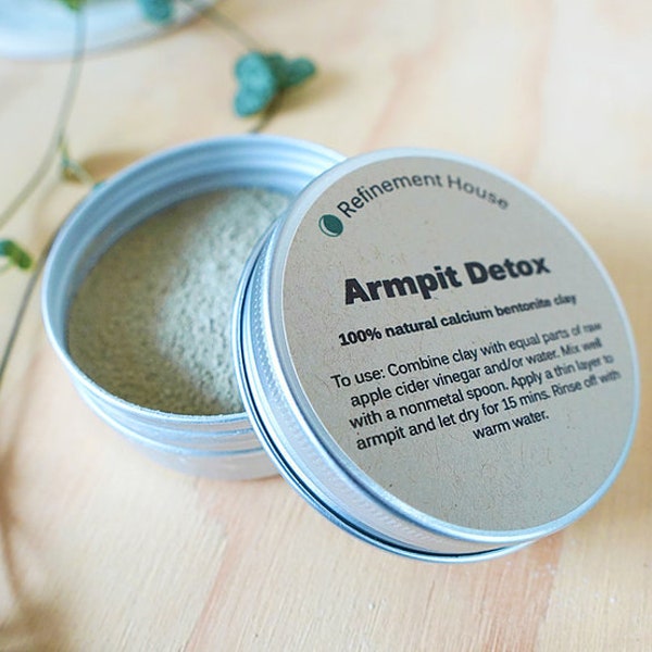 Armpit Detox | Refinement House | Eco Friendly Home Goods, Sustainable, Zero Waste, Plastic Free