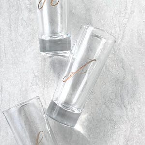 Personalized Engraved Shot Glass Custom Shot Glasses Housewarming New Home Gift Bachelorette Party Favor Bridesmaid Gift Toasting glasses