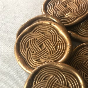 Infinity Loop Wax Seals in White or Gold, Invitation Wax Seal Stickers, Self Adhesive Wax Seals, Wedding Wax Seal, Circular Ring Symbol