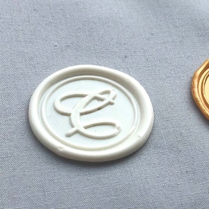 Vintage-Look Calligraphy C Monogram Wax Seals for Stationery Self Sealing | Stationery Wax Seals Antique Wedding Seals Invitation Wax Seals