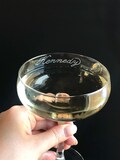 Personalized Engraved Champagne Glass Coupe Glass Housewarming New Home Gift for Her Custom Champagne Glass Engagement Toasting glasses