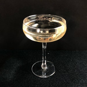 Champagne Coupe Glass Personalized Engraved Daiquiri Cocktail Lover Gift Christmas Housewarming Gift