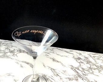 Extra word count Martini Glass - Purchase ONLY In COMBINATION With Martini Glass