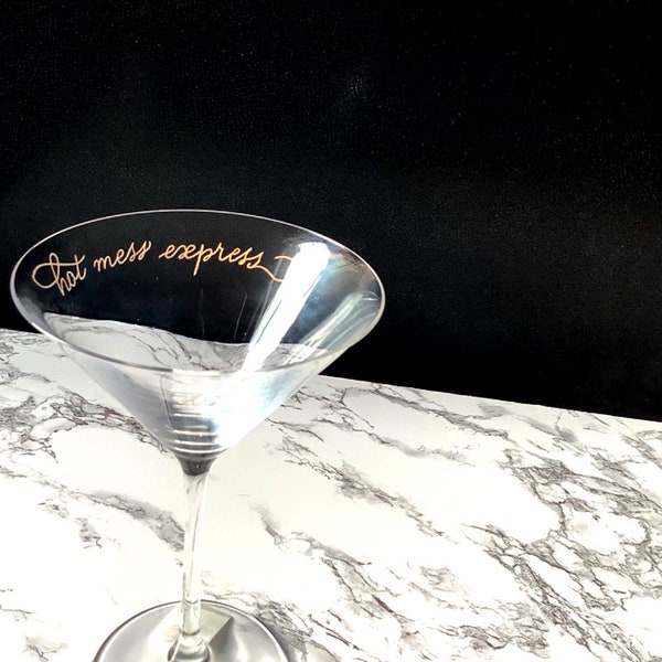 Extra word count Martini Glass - Purchase ONLY In COMBINATION With Martini Glass