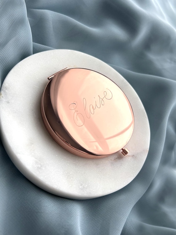 Bridesmaid Proposal Gift | Personalized Compact Mirror | Proposal Box Gift Maid of Honor