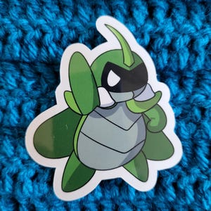 Kabbu Bug Fables Glossy Aufkleber | 6cm | Wasserdicht | Käfer Fabeln | Planner Sticker